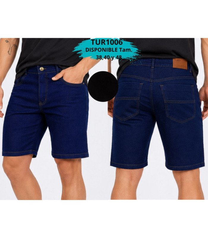 BERMUDA JEANS MASC.38 AL 48.TURCA