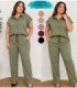 CONJUNTO FEM.MANGAS CORTAS.COQUETA