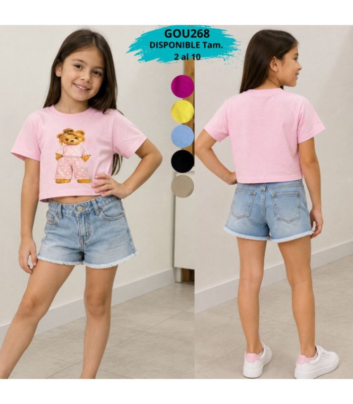 CROPPED M/C ALG.JUVENIL.