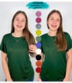 BLUS. SRTA.M/C ALG.BOTON EN EL HOMBRO.COQUETA