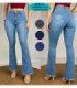 PANTALÓN JEANS FEM.FLARE.36 AL 46 REMIX