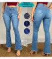 PANTALÓN JEANS FEM.FLARE.36 AL 46 REMIX