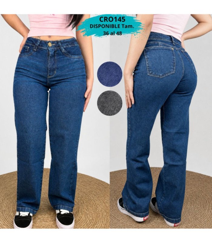 PANT.JEANS FEM.BAGGY 36 AL 48.CROSS
