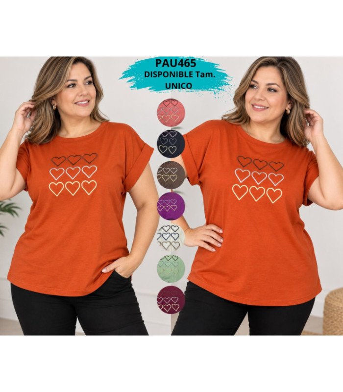 BLUSA SRA.M/C DOBLADO.