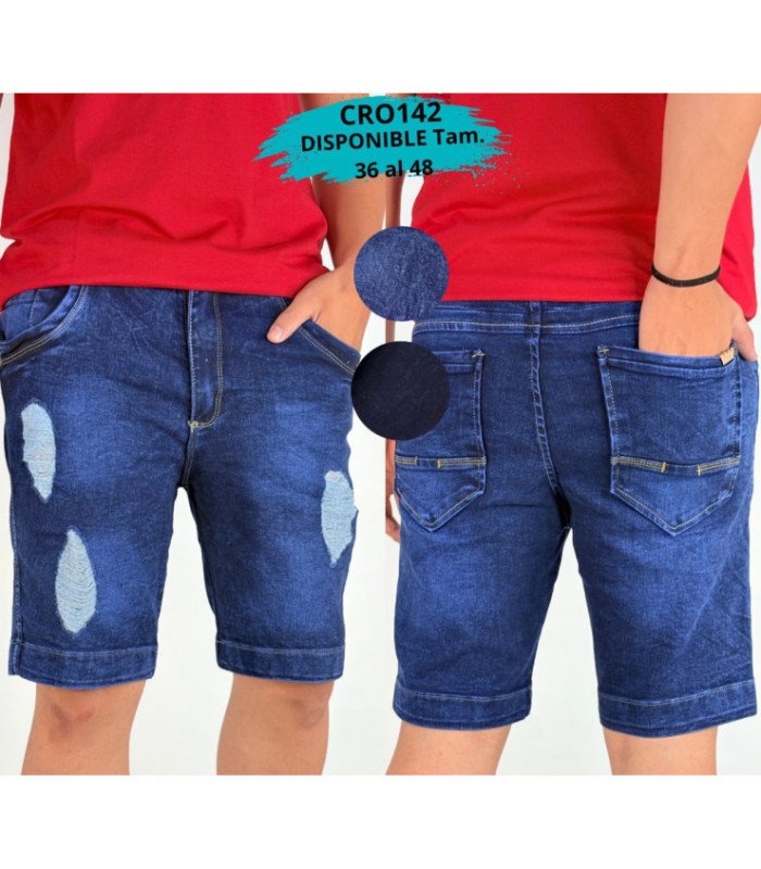 BERMUDA JEANS MASC.36 AL 48.CROSS