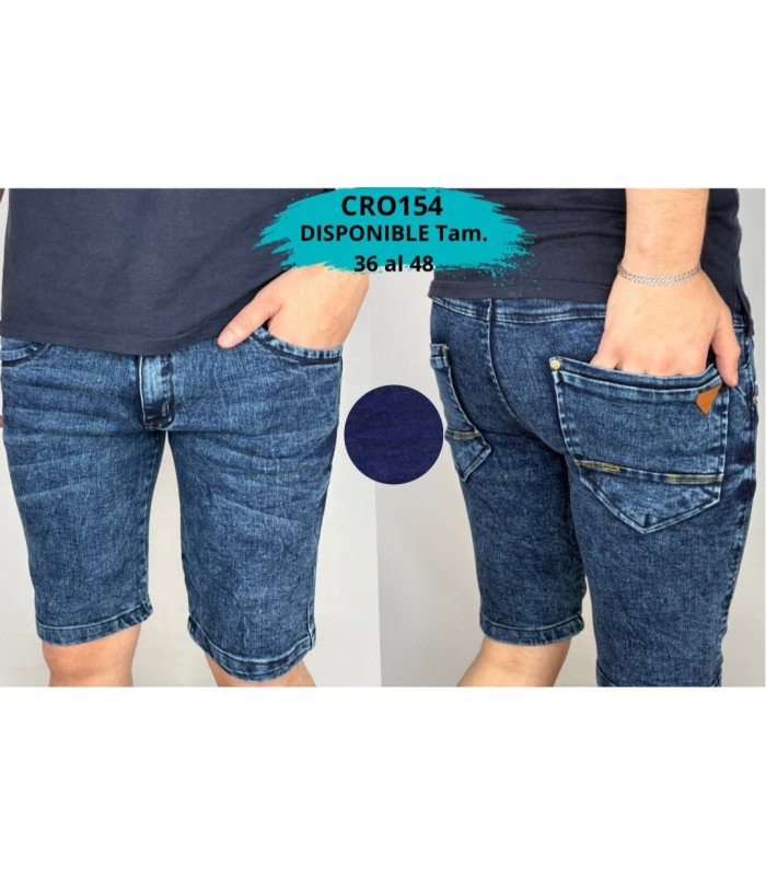 BERMUDA JEANS MASC.36 AL 48.CROSS
