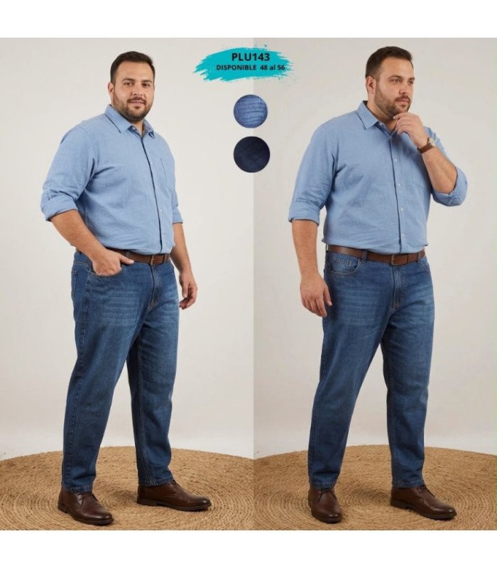 PANT.JEANS ESPECIAL MASC.48 AL 56.PLUS