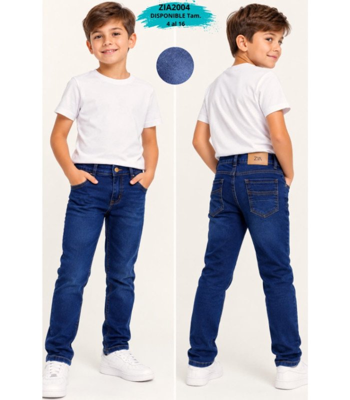 PANT.JEANS PARA VARÓN 4 AL 16. ZIA