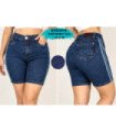 BERMUDA JEANS C/ RAYAS 36 AL 46.GASOLINA