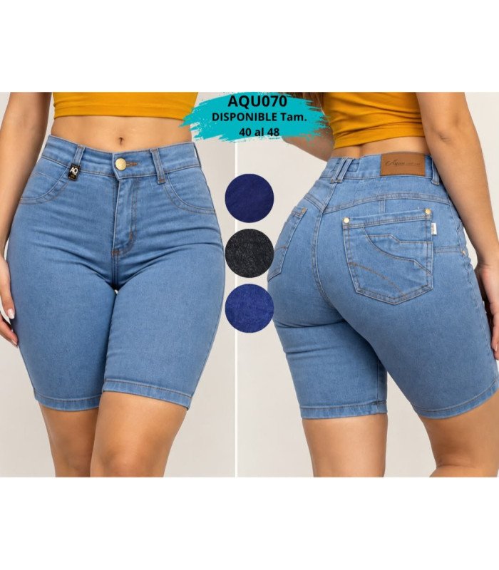 BERM.JEANS FEM.40 AL 48.AQUA