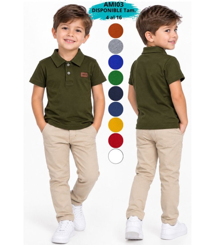 REMERA INFANTIL PARA NINHO,M/C