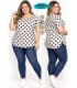 BLUSA SRA.ESPECIAL M/C ESTAMPADA