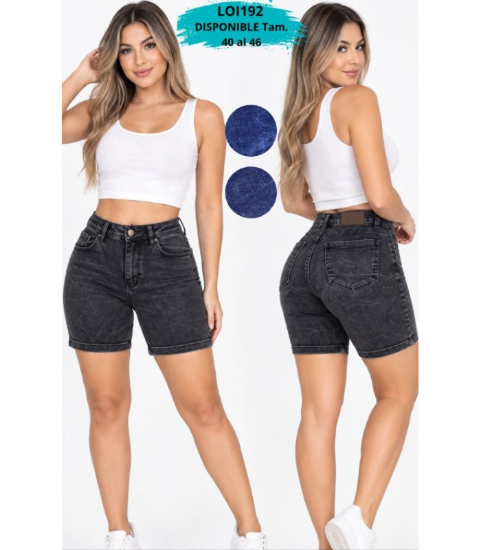 BERMUDA JEANS FEM.40 AL 46.LOIS