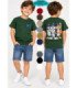 REMERA INFANTIL M/C CON ESTAMPAS.