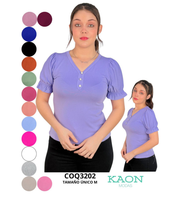 BLUSA SRTA.ALG.M/C PRINCESA.COQUETA