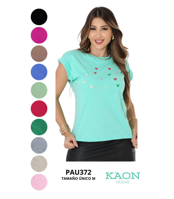 BLUSA M/C ALG.VARIOS DISEÑOS