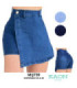 SHORT POLLERA JEANS FEM.36 AL 46.MIJIN