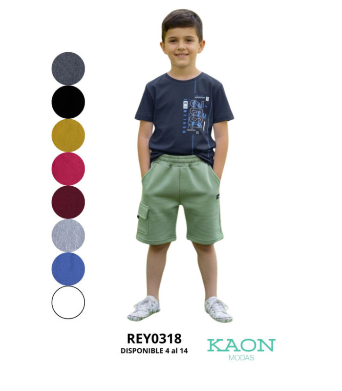 REMERA INFANTIL M/C ALG.3 MODELOS