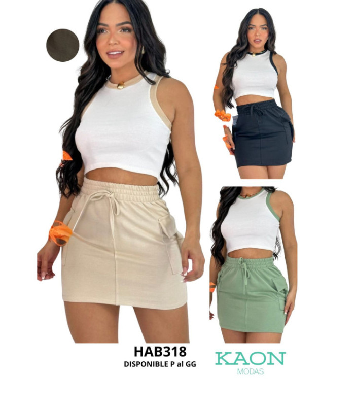 CONJUNTO POLLERA CARGO