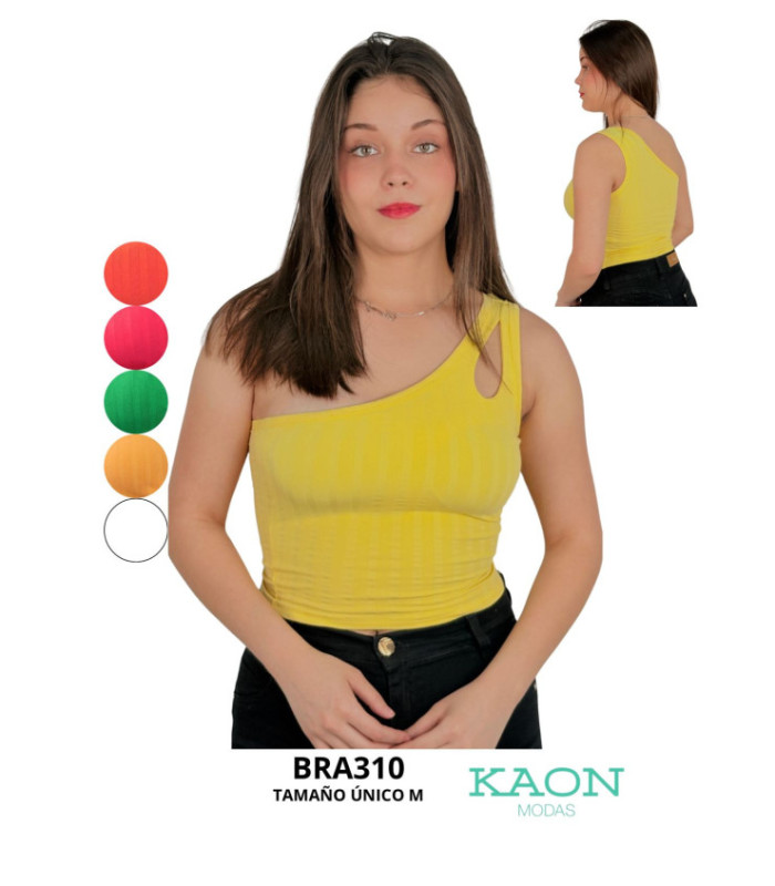 CROP SIN MANGA TELA RIVANA