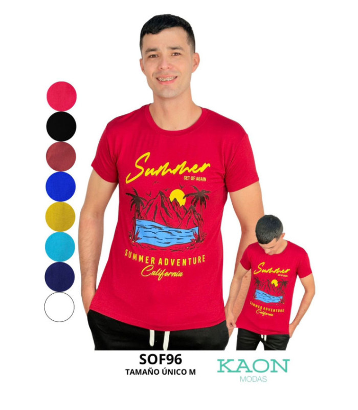 REMERA MASC.M/C.SUMMER.SOFIA