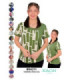 BLUSA SRA.M/C ESTAMPADA Y BOTONES