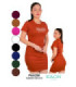 VESTIDO TELA RIVANA M/C