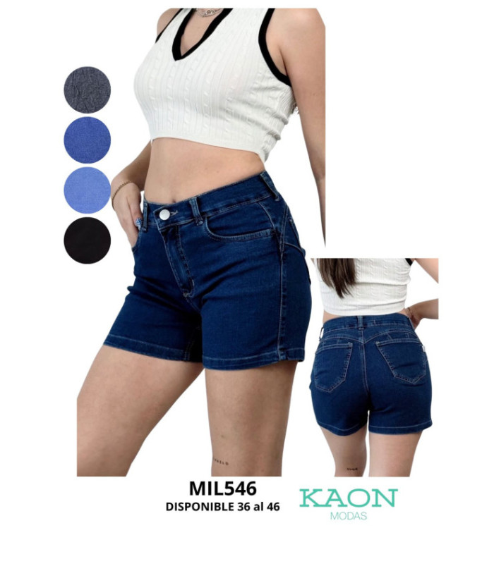 SHORT JEANS FEM.36 AL 46 MILKU