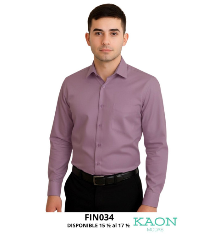 CAMISA M/L SOCIAL MASC.CLASICO 15½ AL 18½
