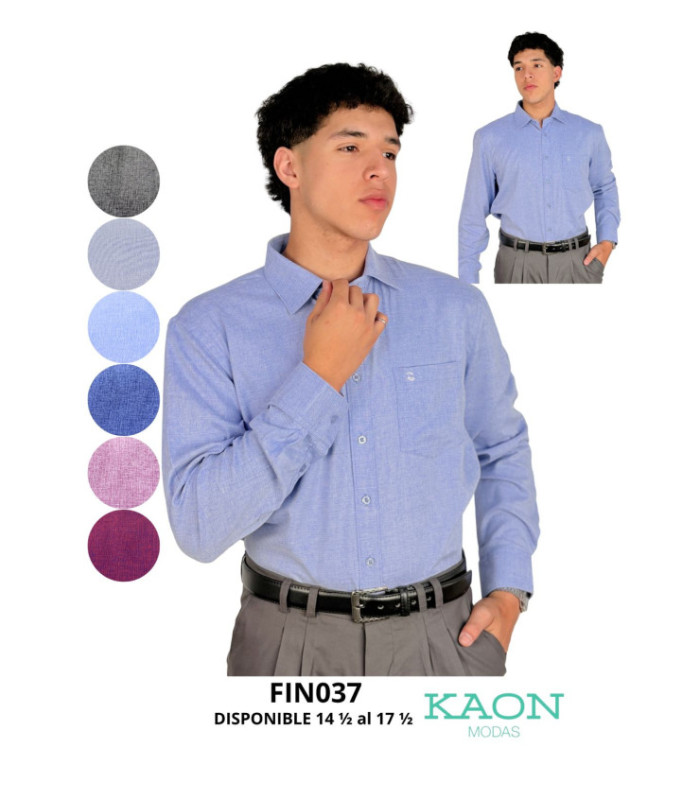 CAMISA M/L SOCIAL MASC.CLASICO 14½ AL 17½