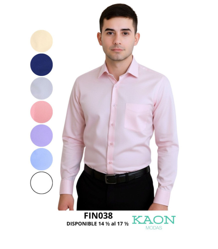 CAMISA M/L SOCIAL MASC.CLASICO 14½ AL 17½