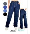 Pantalon Cargo Mom C/ Lycra. Milku - Kaon Modas CDE