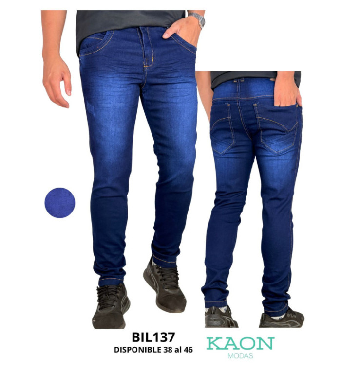 PANTALON JEANS MASC.36 AL 46.BILLI