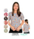 BLUSA SRTA.TELA LINO FLOREADA.COQUETA