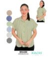 Camisa Sra.listrado M/C 2 Modelos - Kaon Modas CDE