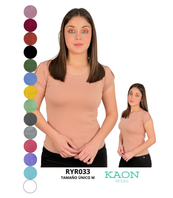 BLUSA BÁSICA M/C SRTA.RYR