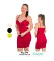 Vestido Ribana,Abertura En Los Costados - Kaon Modas CDE