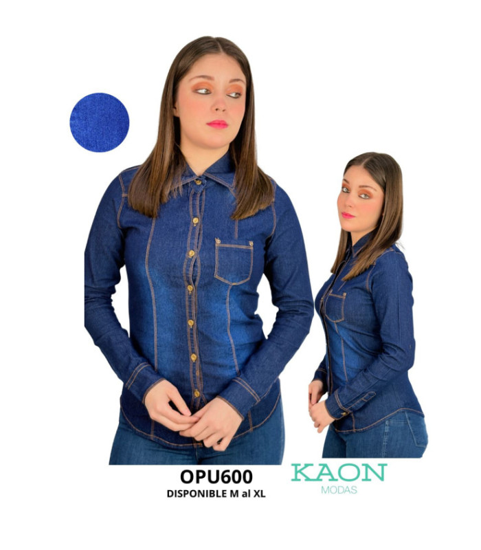 CAMISA JEANS FEM.M AL XL.OPUS