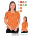 BLUSA M/C SOCIAL,FLOREADA