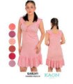 Vestido Sin Manga Srta.tela Lino.gabi - Kaon Modas CDE
