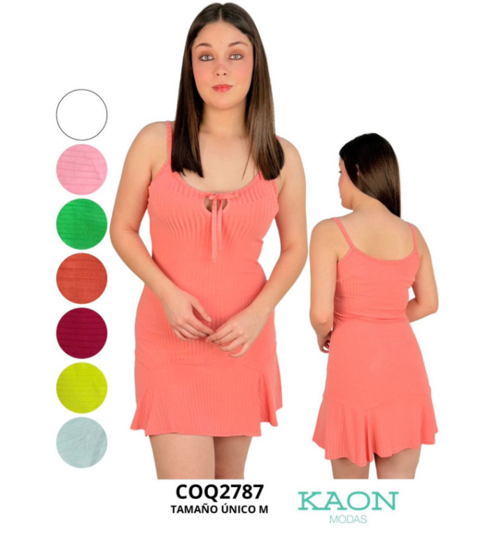 VESTIDO SOLERA,CORTO.COQUETA