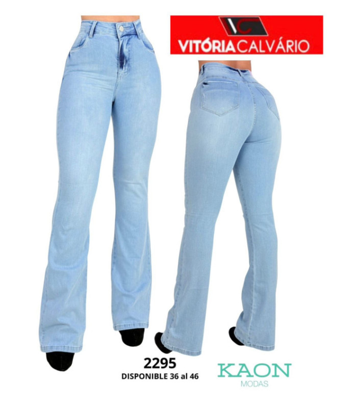 PANT.JEANS FALRE FEM.36 AL 46.