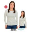 Blus.srta M/L C/ Boton Abajo.ribbon - Kaon Modas CDE