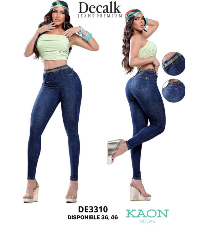 PANT.JEANS FEM.CON CINTO