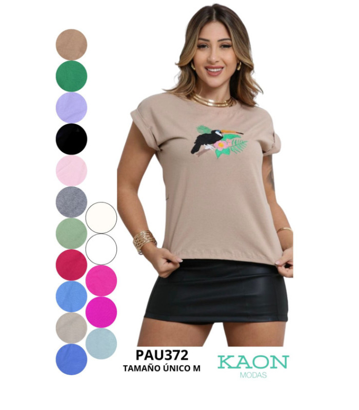 BLUSA M/C ALG.VARIOS DISEÑOS