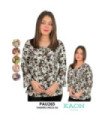 Blusa Sra.alg.m/L Liso Y Estampado - Kaon Modas CDE