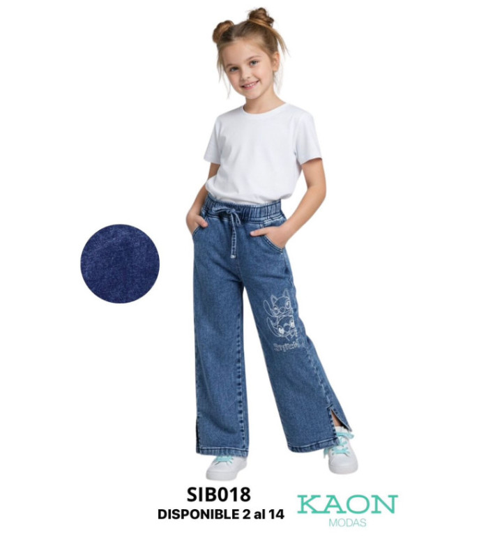 PANT.JEANS NENA FLARE 2 AL 14 SIBERIAN
