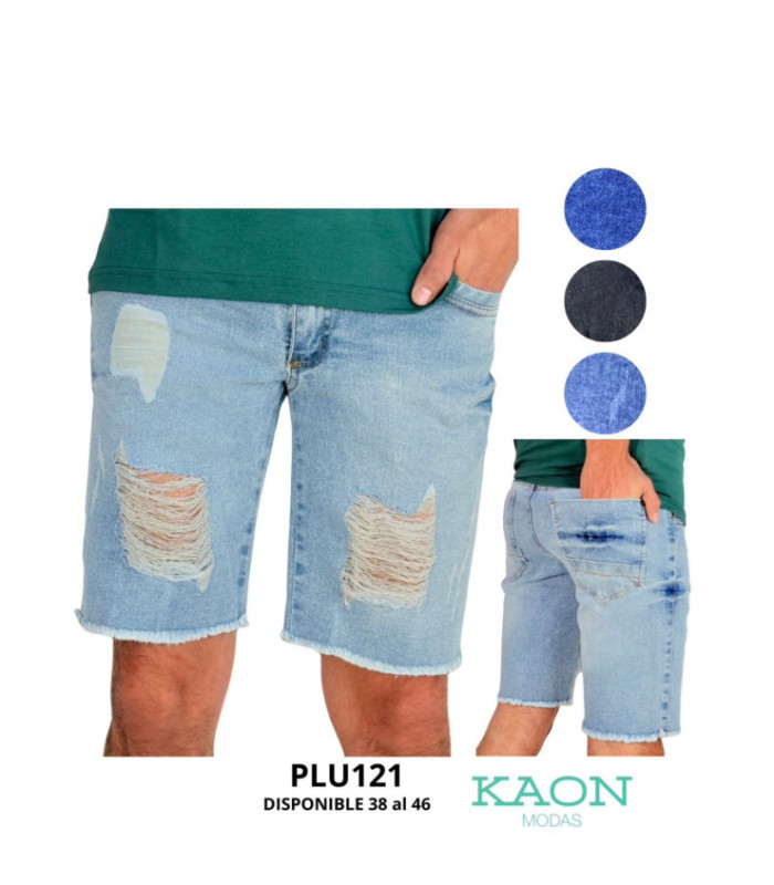 BERMUDA JEANS MASC.36 AL 46.PLUS