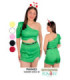 CONJUNTO FEM.SHORT POLLERA