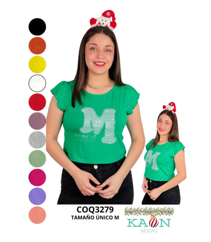 CROPPED ALG.DISEÑO SURTIDO.COQUETA